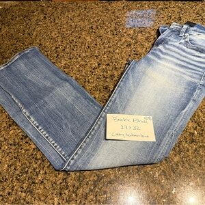 Buckle Blue Boot Cut Jeans